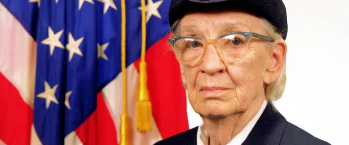 An image of Grace Hopper.